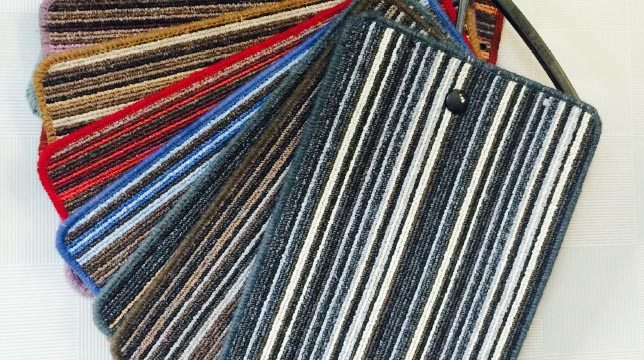 Stripes carpet samples