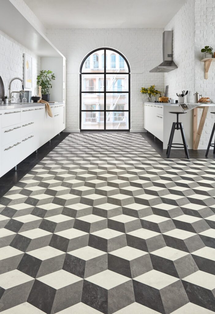 Geo metric patterned tiles
